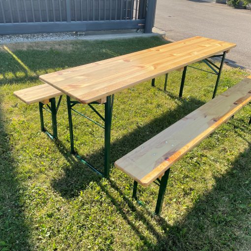 Biergarnitur ohne Lehne