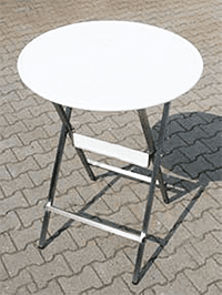 Stehtisch "PEKI", Edelstahl