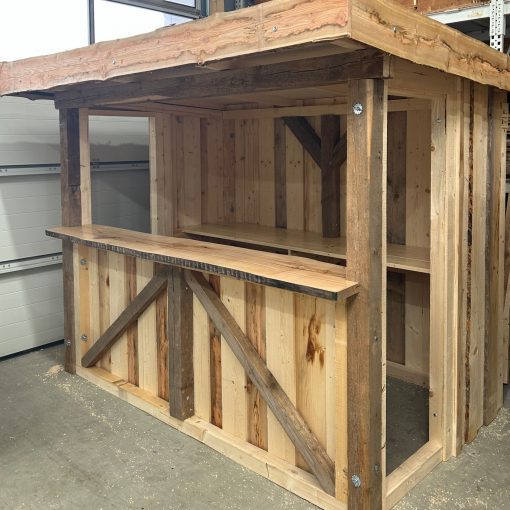 Verkaufshütte  "zerlegbar für schwer zugängliche Bereiche" B1 zertifiziert