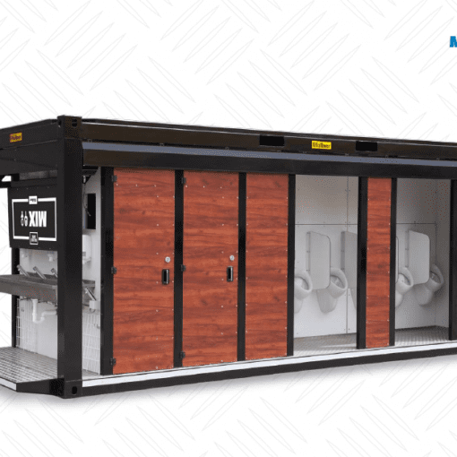 WC und Dusch Container Festival