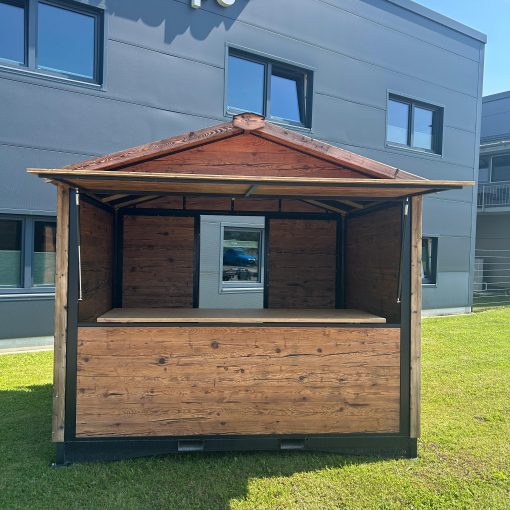 klappbare Hütte als Verkaufshütte 2,90m x 2,26m